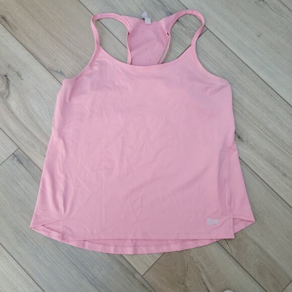 Under Armour Racerback Strappy Cut Out Tank Top Activewear Gym Top Women Sz M - Picture 10 of 10